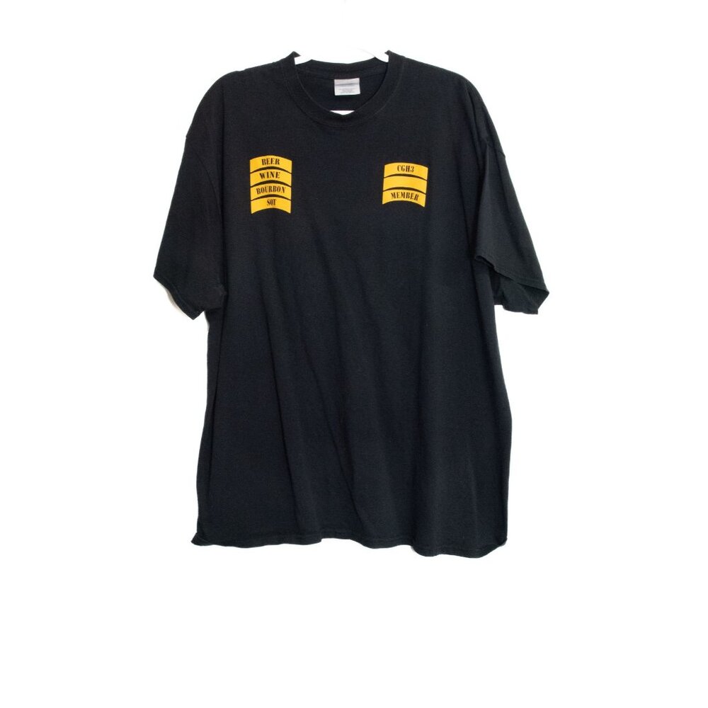 Governators Clarksville TN H3 T-Shirt Mens 2XL Black Cotton Short Sleeve